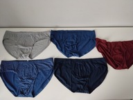 5szt Śliczna markowa bielizna męska M & S 2541F EUR XL 100% cotton