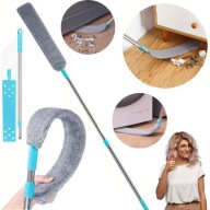 SZCZOTKA MIOTEŁKA DO KURZU TELESKOPOWA DŁUGA ELASTYCZNA MIOTŁA MOP ZMIOTKA