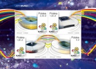 Fi 4418-21** blok 240** UEFA EURO 2012 BLOK 2012