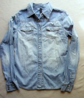 BLUZKA DAMSKA KOSZULA BLUE JEANS COTTON S COLOURS