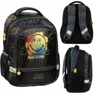 PLECAK SZKOLNY SMILEYWORLD PASO CZARNY DLA DZIECI KLASA 1-3 PODSTAWÓWKA