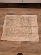 Mapa Wehrmacht Siedlce- Garwolin- Mińsk Mazowiecki- Stoczek 1944.