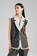 TW3 spodnie kamizelka design komplet garnitur łańcuchy TW-3 L XL XXL