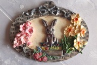 Zawieszka ozdobna z zającem