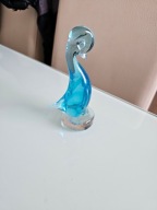 Figurka Szklana Kaczka Rzeźba Styl Murano