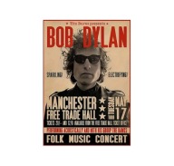 Plakat „Bob Dylan – Manchester 1966” – Retro Plakat Koncertowy