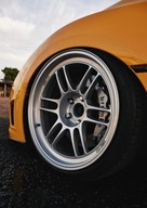 Plakat A3 - JDM Enkei RPF1 Wheels Wallpaper