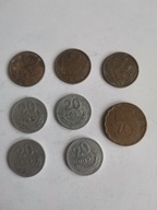Zestaw 8 starych monet ( nr 23) Gramy dla WOŚP