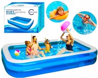 BASEN DMUCHANY PROSTOKĄTNY OGRODOWY RODZINNY DOMOWY DO OGRODU 262 x 175cm