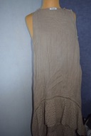 Unisono Sukienka lniana letnia włoska z kieszeniami_40