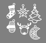 BOMBKI z grubego brystolu BIAŁE 12 sztuk