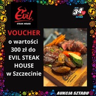 Voucher 300 zł do EVIL Steak House Szczecin | Sztab WOŚP