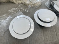 Anemostat 125mm Biały