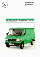PROSPEKT MERCEDES-BENZ TRANSPORTER KASTENWAGEN/KOMBI 210/207 D/209 D