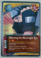 Karta Naruto CCG Jutsu Opening the Sharingan Eye - J-365