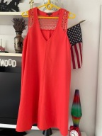 E Malinowa rozkloszowana ciążowa zwiewna Warehouse