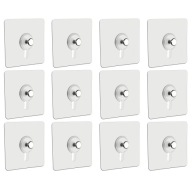 HACZYK SAMOPRZYLEPNY MOCNY WIESZAK PRZEZROCZYSTY WODOODPORNY UCHWYT 12 SZT.