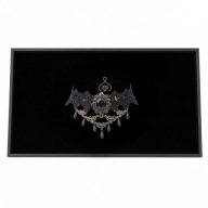 Gotycki Choker KORONKOWY Czarny Goth WAMPIR