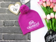 CRABBIES - CIEPŁA CZAPECZKA POMPON r 152/158