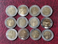 Zestaw 12 monet 5 zł Różne 2014 r. - 2025 r. Ładne stany