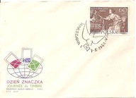 WARSZAWA -DZIEŃ ZNACZKA - koperta FDC -1963 rok