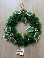 Wieniec świąteczny stroik Gold home 25 CM