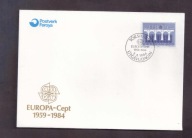 Wyspy Owcze - 1984 rok - FDC Koperta - znaczki nr 92
