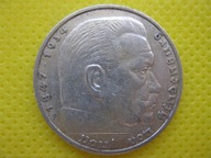 5 Marek 1936 F - Hindenburg - Gratis dostawa