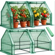 SZKLARNIA OGRODOWA FOLIOWA MALA 182X92X92CM FOLIAK FILTR UV NA BALKON TARAS