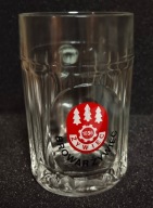 kufel BROWAR ŻYWIEC , starsze logo ciekawy kształt, stan bdb, lata 1990-92