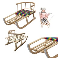 DREWNIANE SANKI TRADYCYJNE POLSKI PRODUCENT WYTRZYMAŁE SOLIDNE SZNUREK