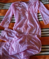 Różowa piżama XS S M nowa