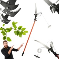 SEKATOR DO GAŁĘZI TELESKOPOWY PIŁA 2W1 NA WYSIĘGNIKU OGRODOWY