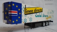 ~*~ ORYGINALNY HERPA..NACZEPA CHŁODNIA..LINEA DIRECTA ~*~