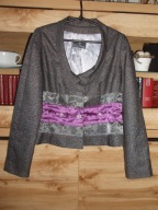 EVA MINGE fantazyjny żakiet r. M