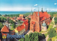 FROMBORK - BAZYLIKA ARCHIKATEDRALNA - Z LOTU PTAKA - HERB