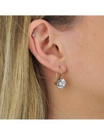 ZŁOTE KOLCZYKI PIĘKNE OKAZAŁE SUBTELNE 6,50 grama,PRÓBA ZŁOTA 14K/585