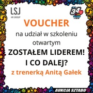 Voucher na szkolenie liderskie LSJ HR Group | Sztab WOŚP
