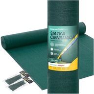 SIATKA CIENIUJĄCA 90% MASKUJĄCA MATA OSŁONOWA NA OGRODZENIE PŁOT 1,5x50m UV