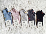 5x ZESTAW SKARPETY SKARPETKI OWOCE OWOCKI 38-41 owocami fruit fruits retro