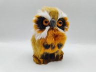 figurka, śliczna sowa sówka jak żywa z futerka