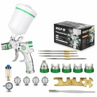 PISTOLET LAKIERNICZY HVLP DO MALOWANIA DYSZA 1,4 1,7 2 ,25MM ZBIORNIK 600ML