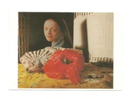 Pocztówka - Rommert Boonstra, Dziewczyna Vermeera i kwiat maku / OPIS !!!