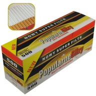 Gilza Gilzy POPULARNE GILZY KS Tubki Tutki Papierosowe 500 szt
