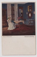 Dziewczyna salonik Lustro 1919r.