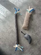 zestaw zabawek dla kota z walerianą- kopacz, pałeczka, mysz XL