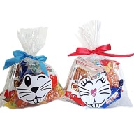 ZESTAW SŁODYCZY ZAJĄCZEK WIELKANOC UPOMINKI PREZENT BOX KINDER 2 SZTUKI