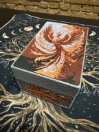 Szkatułka Feniks 3D | Tarot, Biżuteria, Amulety | Prezent z duszą
