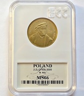 2 ZŁOTE 2005 MIKOŁAJ REJ / MS66 GCN