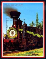 D01120)Kolejnictwo: Paraguay, Bl 447**